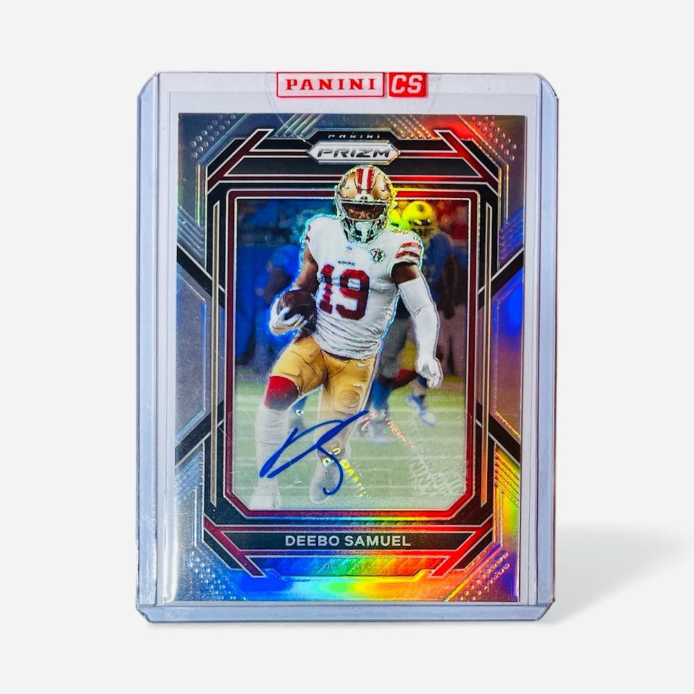 Deebo Samuel Prizm Auto 49ers Commanders NFL Football